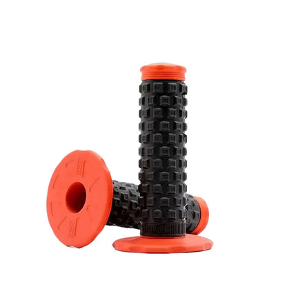 7/8" (22mm) Motorcycle Handlebar Grips – Soft Rubber Pillow Top Dirt Bike Grips for MX, Motocross, Enduro & Off-Road Motorcycles
