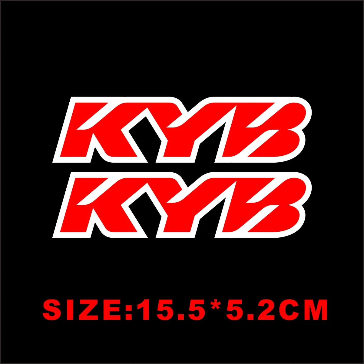 Reflective Motocross Fork Sticker Decals – KYB WP Showa Suspension Graphics for Dirt Bikes