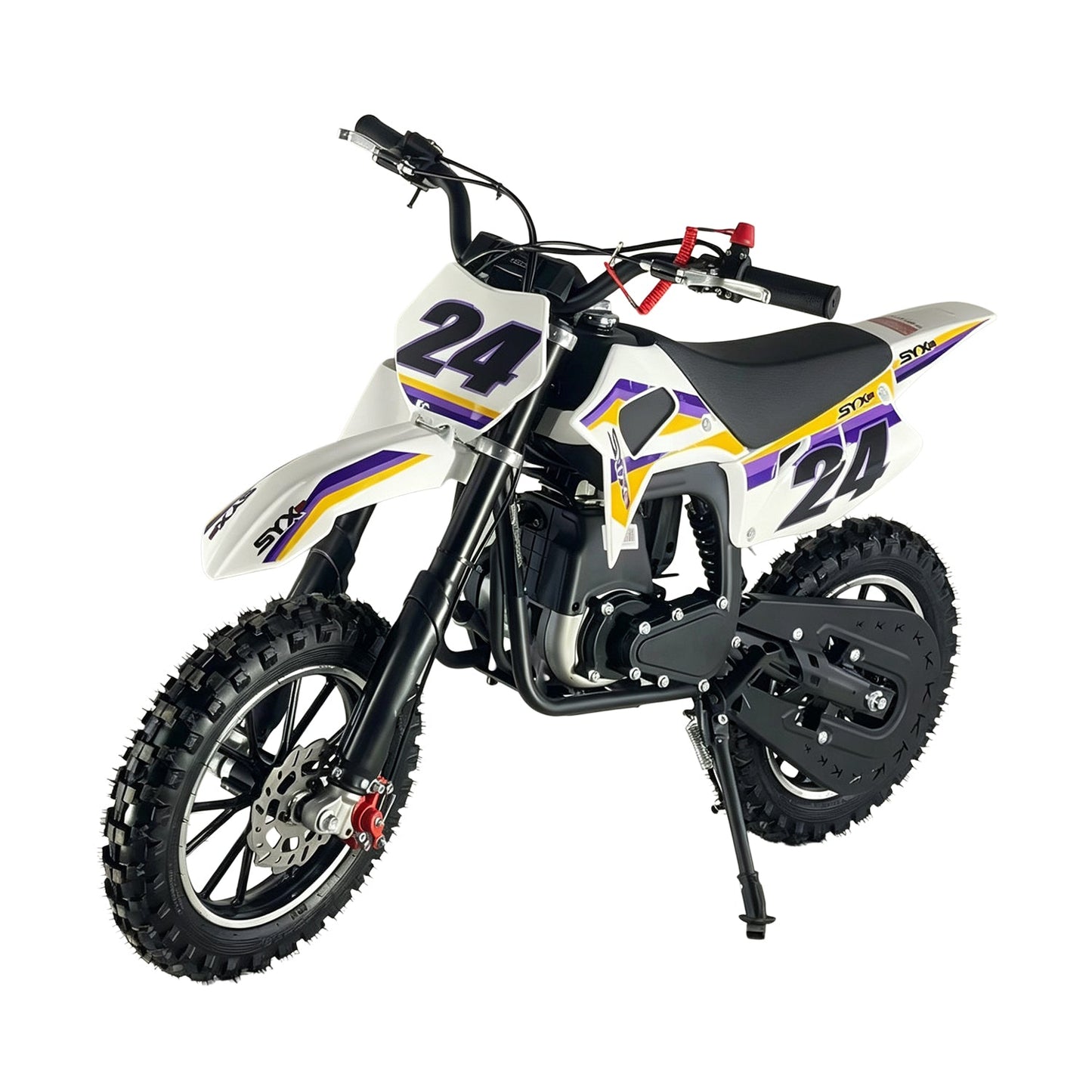 SYX MOTO MK 40cc 4-Stroke Kids Mini Dirt Bike – Automatic Gas Pocket Bike with Pull Start, EPA Approved