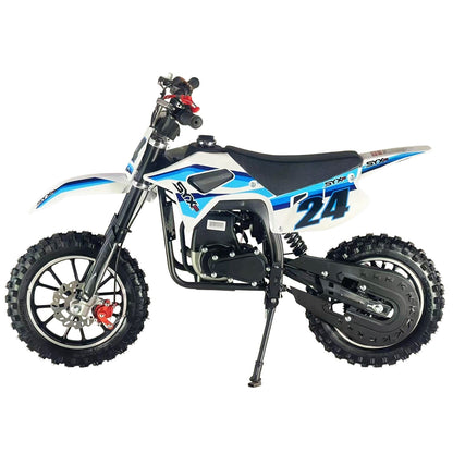 SYX MOTO MK 40cc 4-Stroke Kids Mini Dirt Bike – Automatic Gas Pocket Bike with Pull Start, EPA Approved