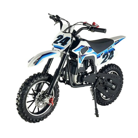 SYX MOTO MK 40cc 4-Stroke Kids Mini Dirt Bike – Automatic Gas Pocket Bike with Pull Start, EPA Approved