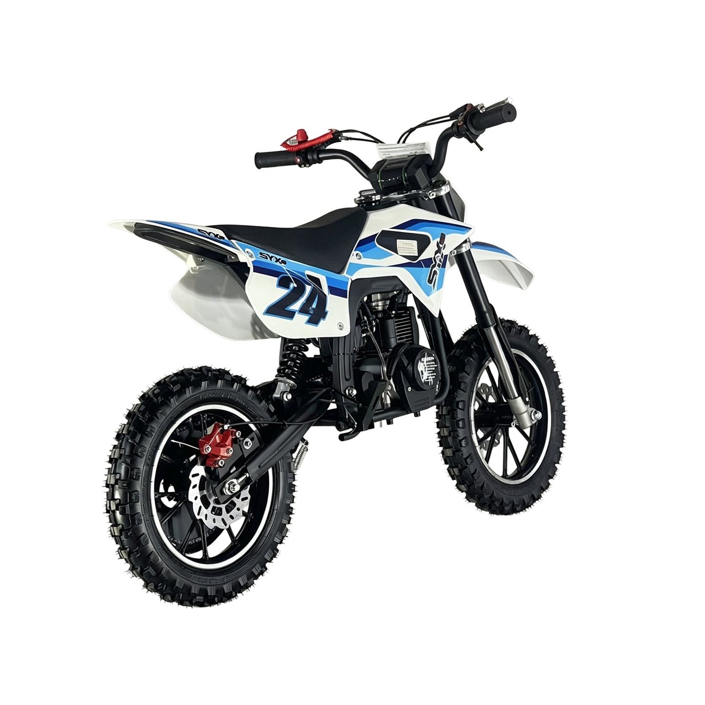 SYX MOTO MK 40cc 4-Stroke Kids Mini Dirt Bike – Automatic Gas Pocket Bike with Pull Start, EPA Approved