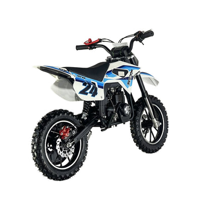 SYX MOTO MK 40cc 4-Stroke Kids Mini Dirt Bike – Automatic Gas Pocket Bike with Pull Start, EPA Approved
