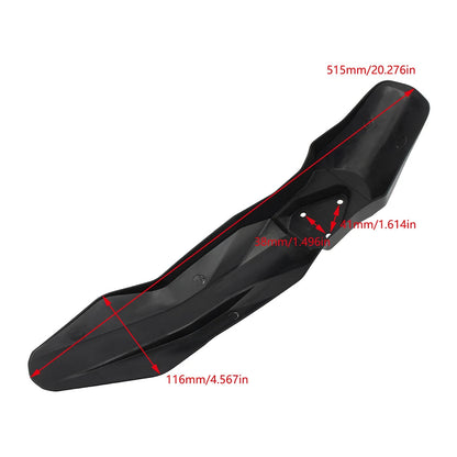 Front & Rear Fender Mudguard Set for Talaria MX3 MX4 – Carbon Fiber Style Wheel Splash Guard