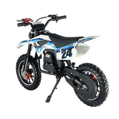 SYX MOTO MK 40cc 4-Stroke Kids Mini Dirt Bike – Automatic Gas Pocket Bike with Pull Start, EPA Approved