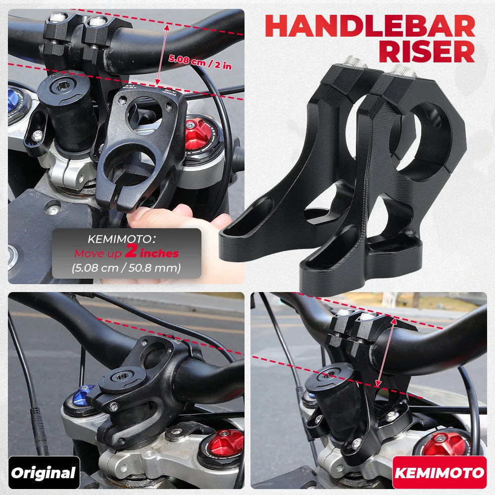 Sur-Ron Light Bee X/S CNC Front Handlebar Bracket Steering Stem Upgrade