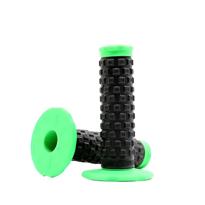 7/8" (22mm) Motorcycle Handlebar Grips – Soft Rubber Pillow Top Dirt Bike Grips for MX, Motocross, Enduro & Off-Road Motorcycles