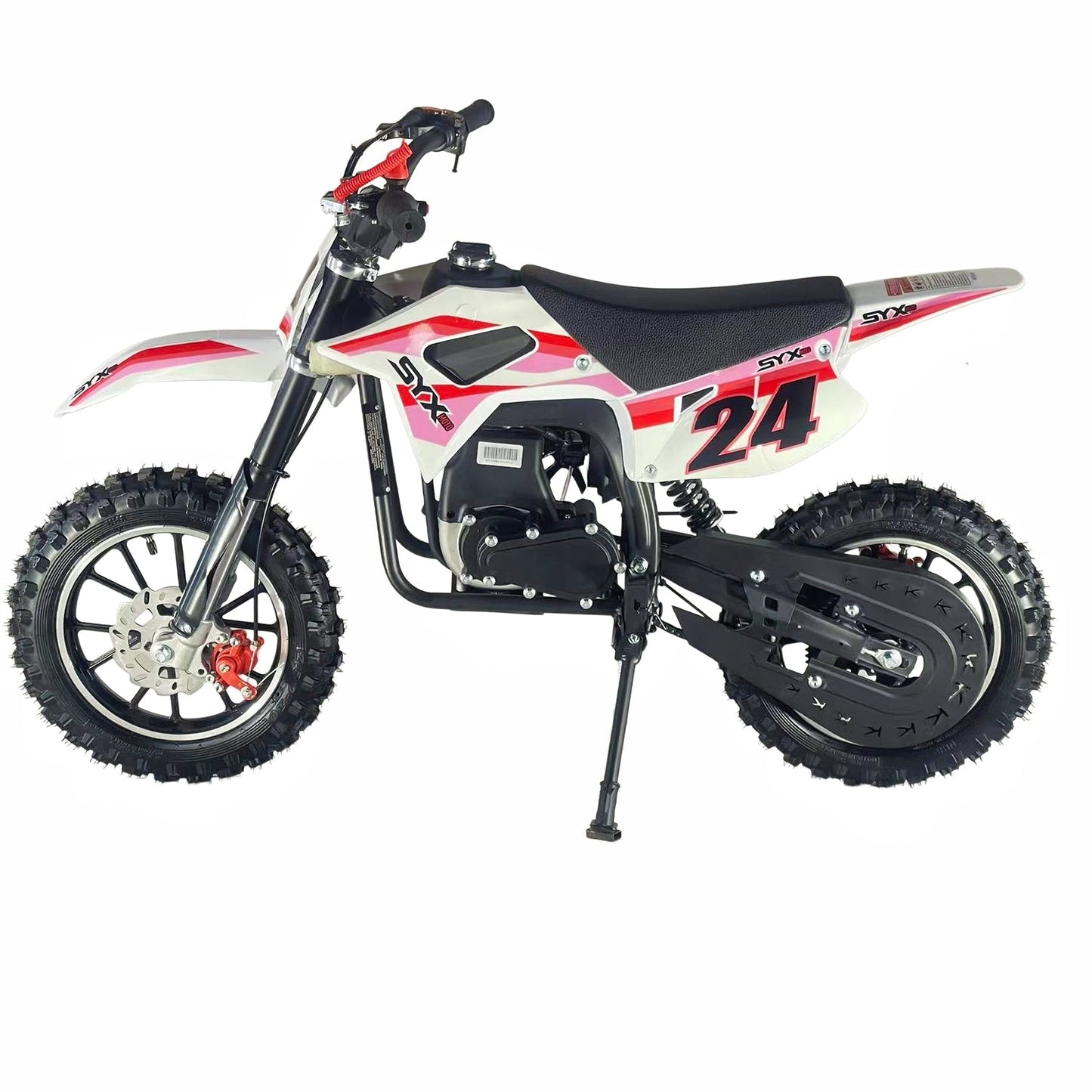 SYX MOTO MK 40cc 4-Stroke Kids Mini Dirt Bike – Automatic Gas Pocket Bike with Pull Start, EPA Approved