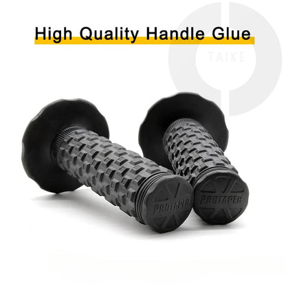7/8" (22mm) Motorcycle Handlebar Grips – Soft Rubber Pillow Top Dirt Bike Grips for MX, Motocross, Enduro & Off-Road Motorcycles