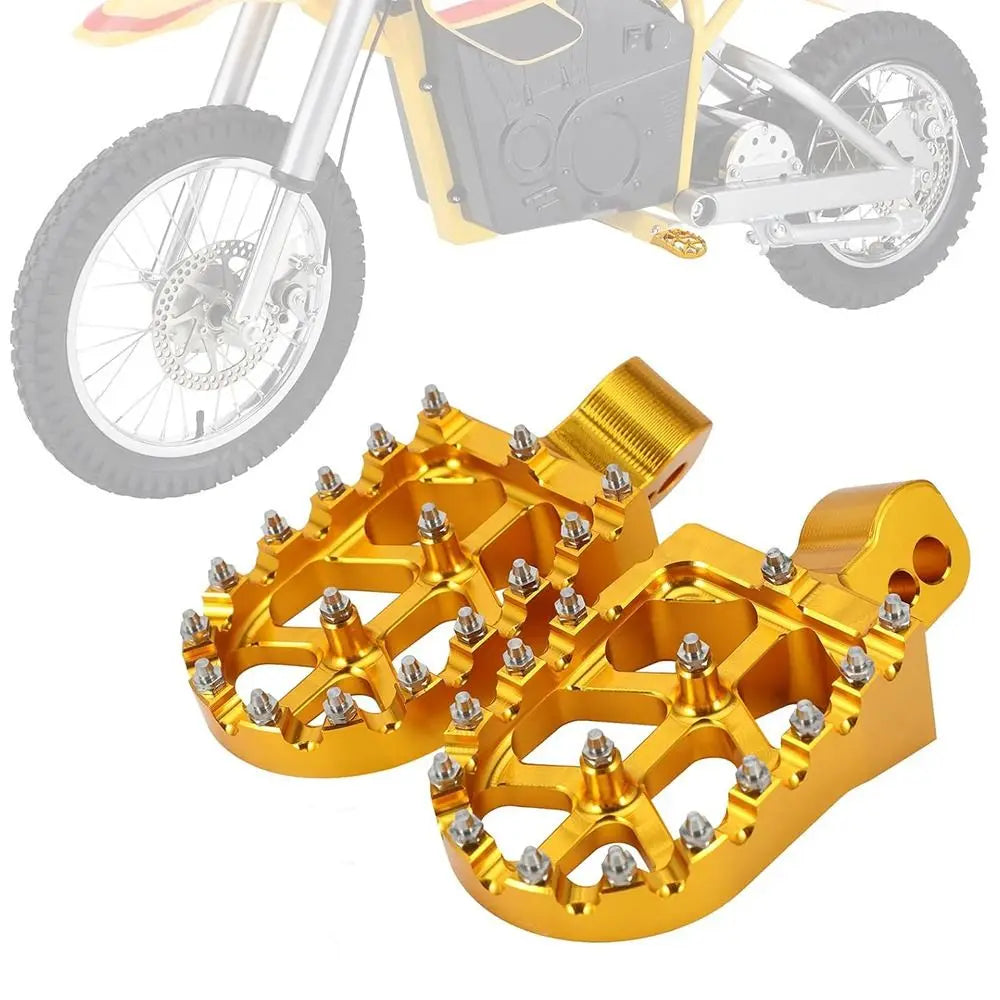 Aluminum Dirt Bike Foot Pegs Rest Pedals – Fits MX650, MX500 & SX500