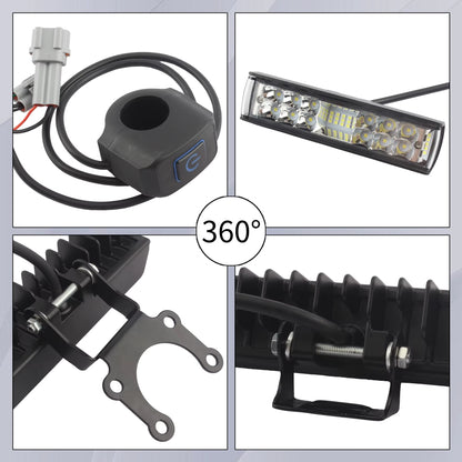 LED Headlight for Sur-Ron Light Bee X / Segway X160 X260 Electric Dirt Bike Spotlight