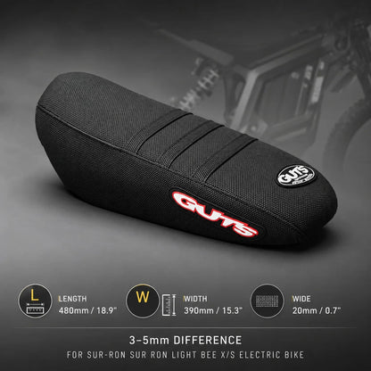 GUTS Style Ribbed Seat Cover for Dirt Bikes – Gripper Seat Cover with Custom Color Options