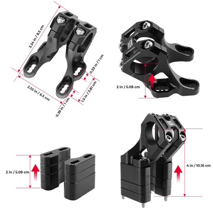 Sur-Ron Light Bee X/S CNC Front Handlebar Bracket Steering Stem Upgrade