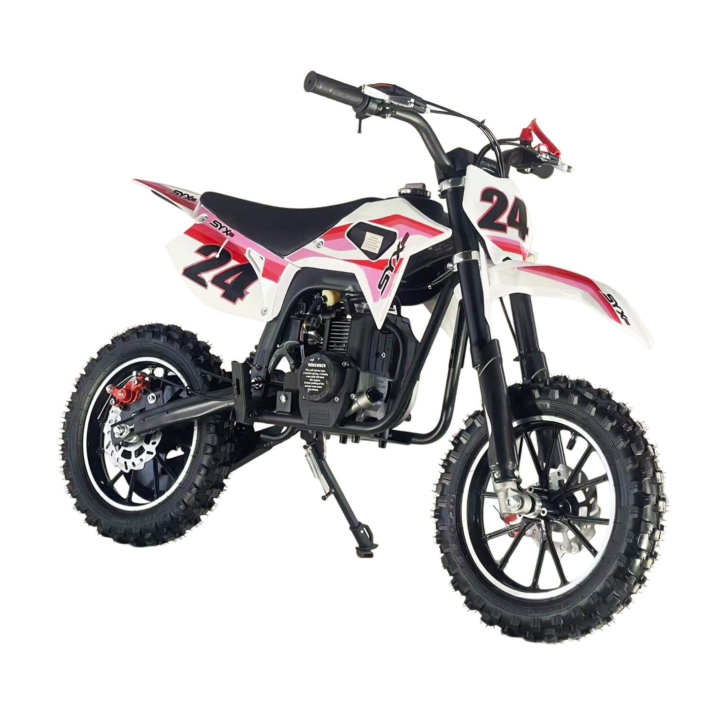 SYX MOTO MK 40cc 4-Stroke Kids Mini Dirt Bike – Automatic Gas Pocket Bike with Pull Start, EPA Approved