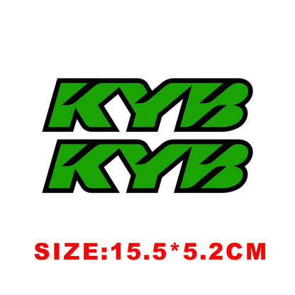 Reflective Motocross Fork Sticker Decals – KYB WP Showa Suspension Graphics for Dirt Bikes