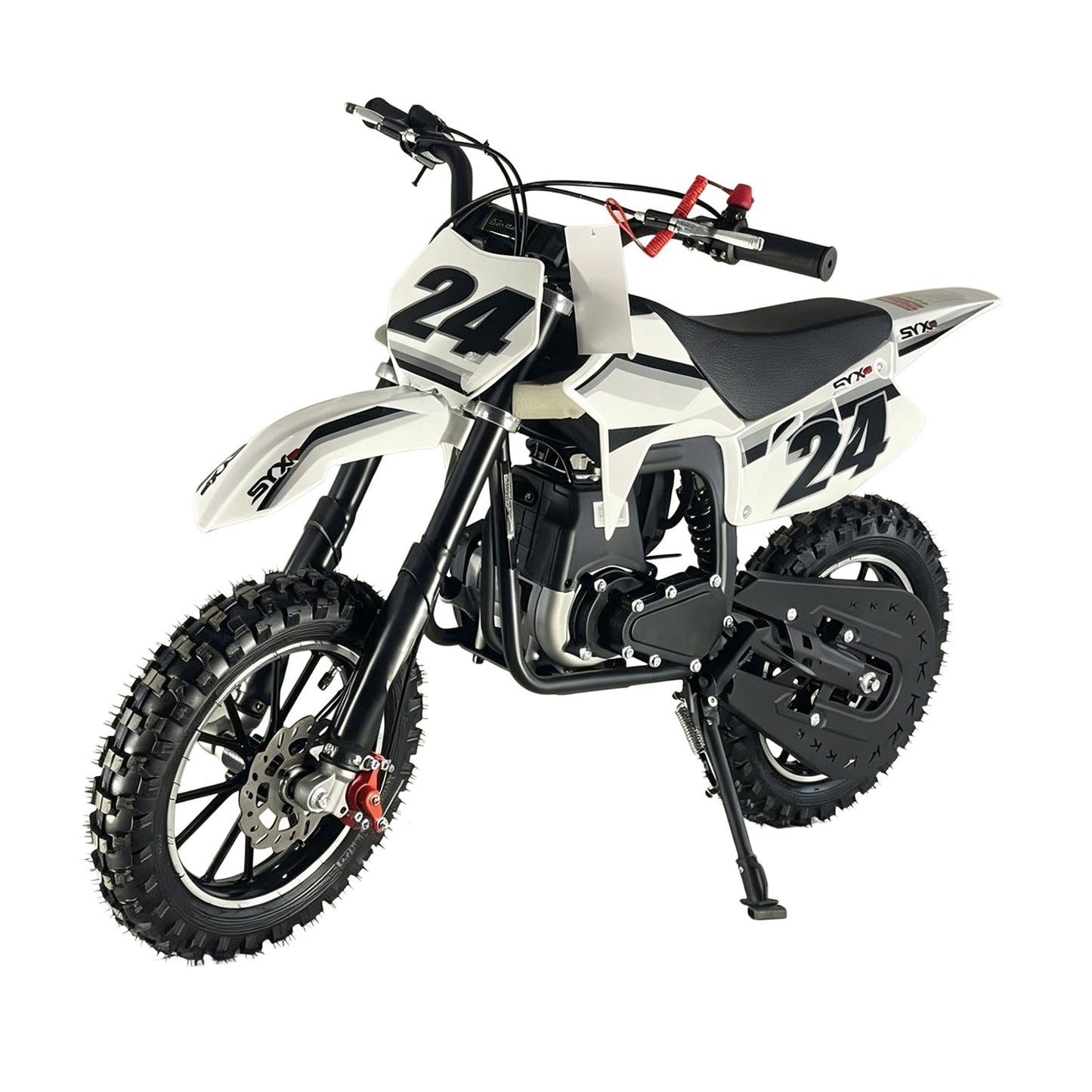 SYX MOTO MK 40cc 4-Stroke Kids Mini Dirt Bike – Automatic Gas Pocket Bike with Pull Start, EPA Approved