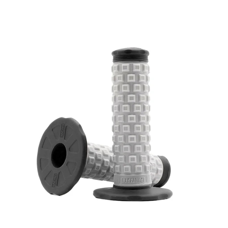 7/8" (22mm) Motorcycle Handlebar Grips – Soft Rubber Pillow Top Dirt Bike Grips for MX, Motocross, Enduro & Off-Road Motorcycles