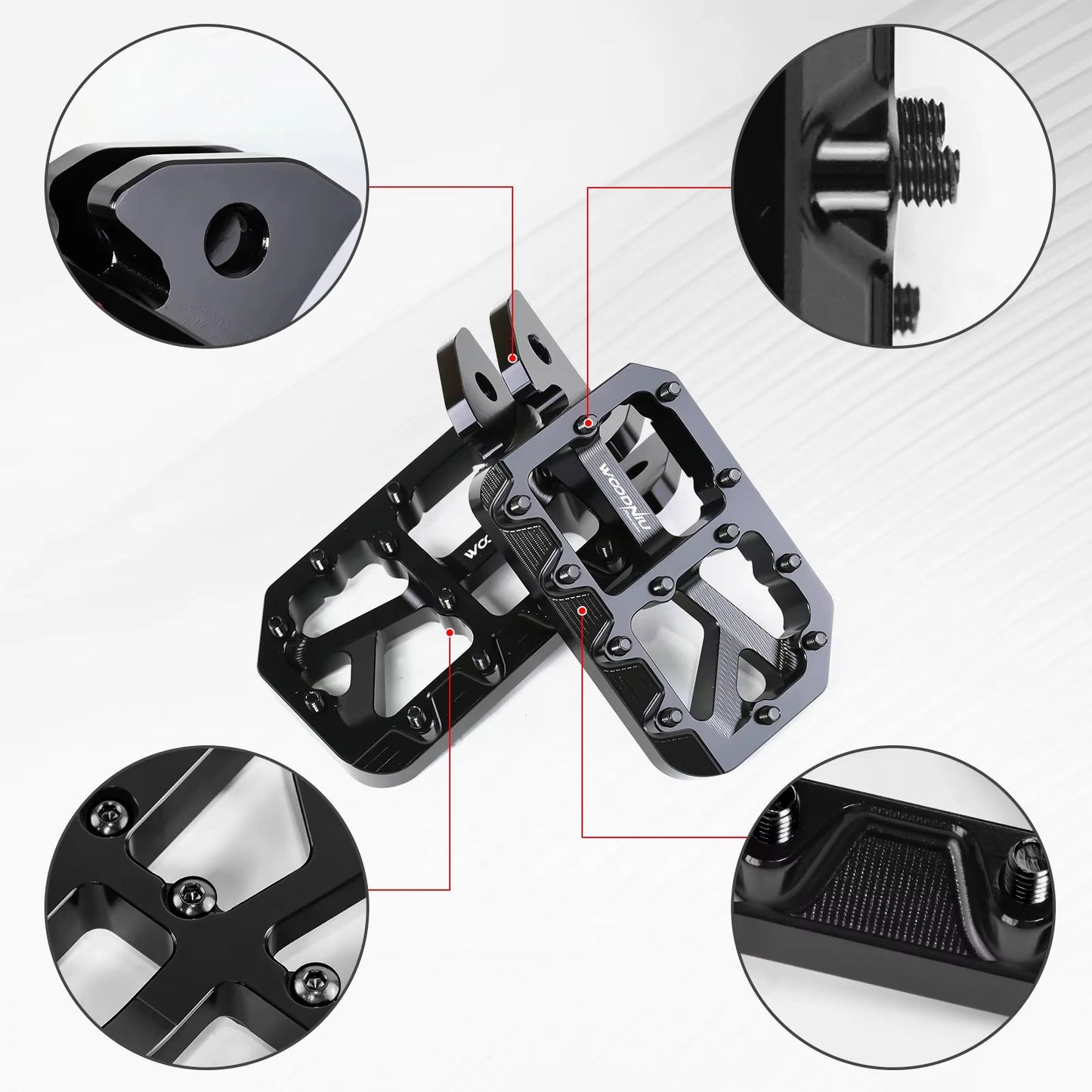 Sur-Ron Light Bee X Foot Pegs – Modified CNC Pegs
