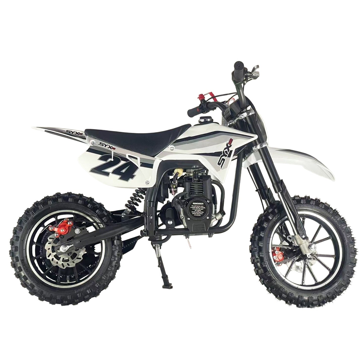 SYX MOTO MK 40cc 4-Stroke Kids Mini Dirt Bike – Automatic Gas Pocket Bike with Pull Start, EPA Approved