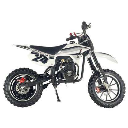 SYX MOTO MK 40cc 4-Stroke Kids Mini Dirt Bike – Automatic Gas Pocket Bike with Pull Start, EPA Approved