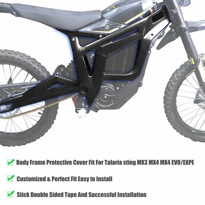 Body Frame Protective Covers – Fits Talaria Sting MX3, MX4, MX4 EVO & MX4 EXP Electric Dirt Bikes