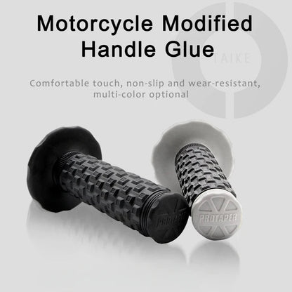 7/8" (22mm) Motorcycle Handlebar Grips – Soft Rubber Pillow Top Dirt Bike Grips for MX, Motocross, Enduro & Off-Road Motorcycles