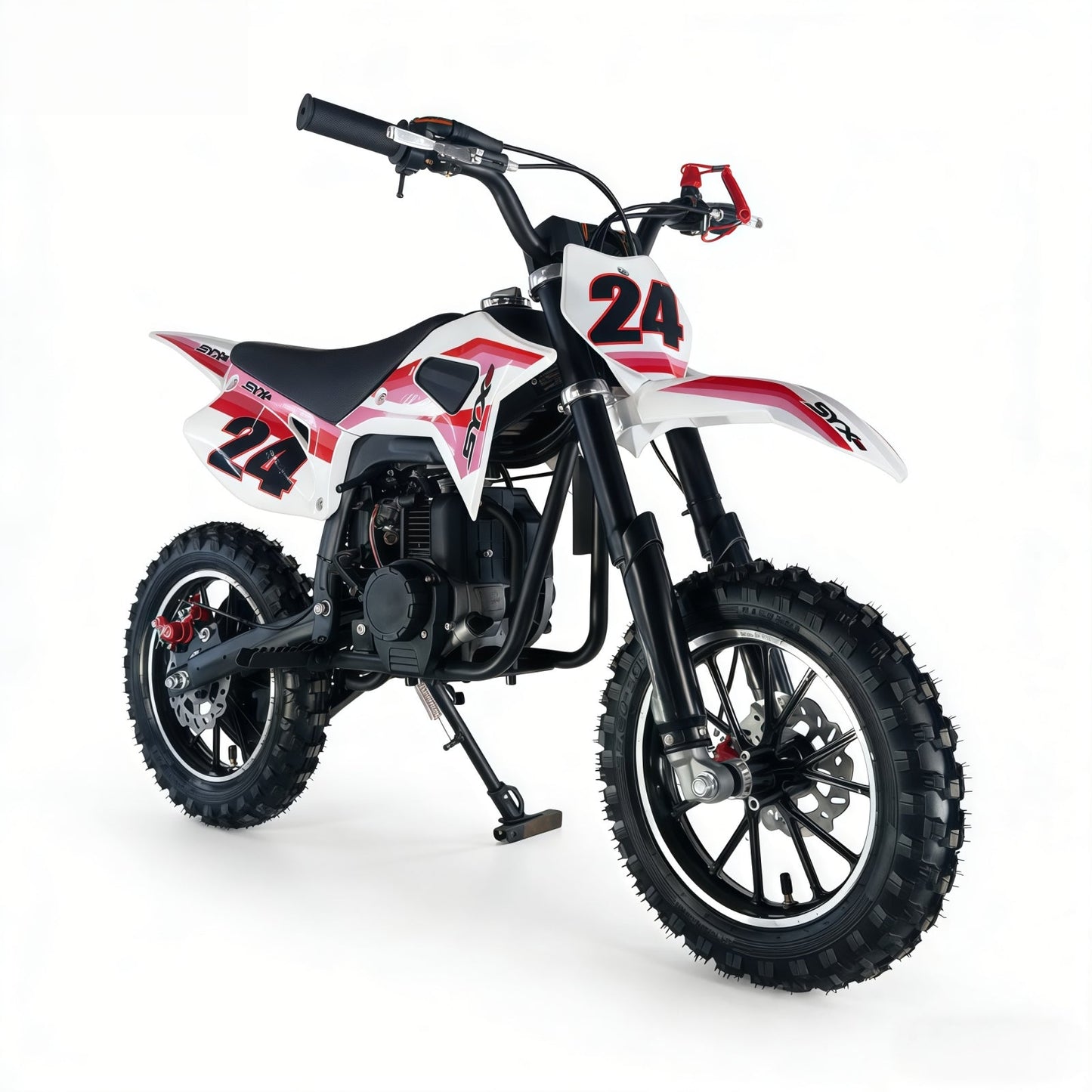 SYX MOTO MK 40cc 4-Stroke Kids Mini Dirt Bike – Automatic Gas Pocket Bike with Pull Start, EPA Approved