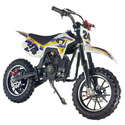 SYX MOTO MK 40cc 4-Stroke Kids Mini Dirt Bike – Automatic Gas Pocket Bike with Pull Start, EPA Approved