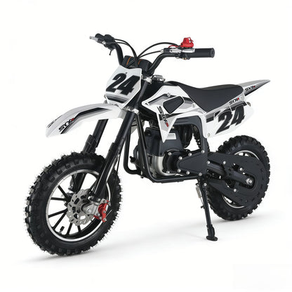 SYX MOTO MK 40cc 4-Stroke Kids Mini Dirt Bike – Automatic Gas Pocket Bike with Pull Start, EPA Approved