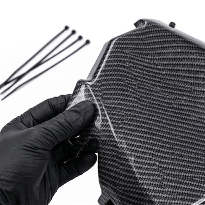 Carbon Fiber Style Front Number Plate Shield for Sur-Ron, Talaria Sting & E Ride Pro Electric Dirt Bikes
