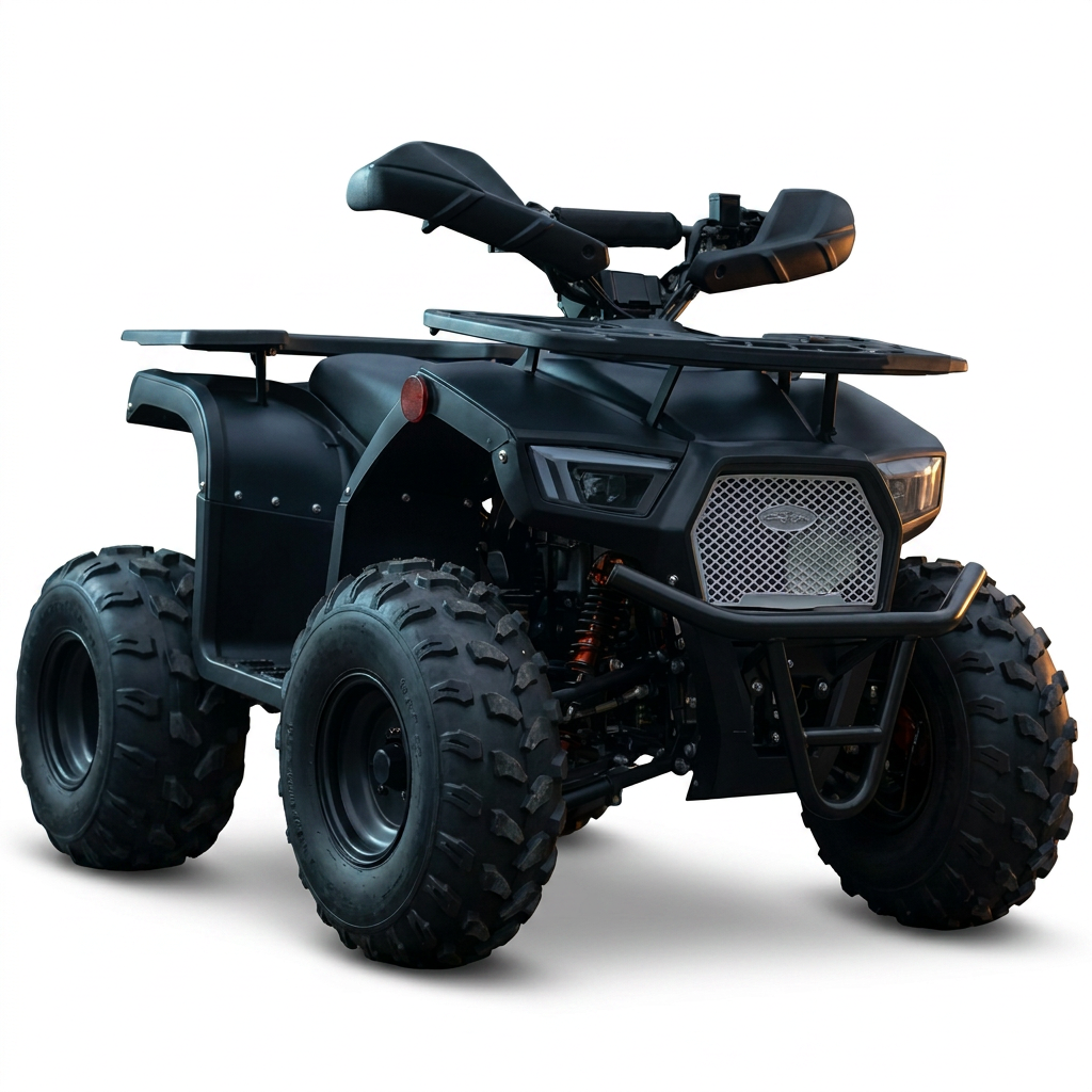 TrailForce ShadowX 4x4 Stealth Utility ATV — Studio Shot