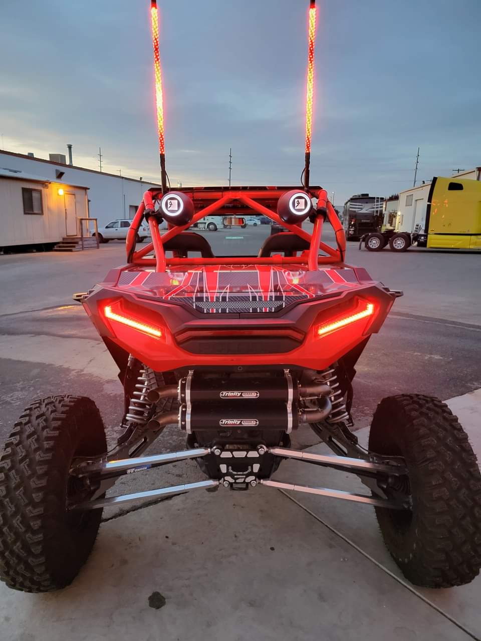 Pro Series LED Light Whips | Bluetooth & Remote | No Questions Asked Lifetime Warranty | 2ft Fatty, 3ft & 4ft | Pair