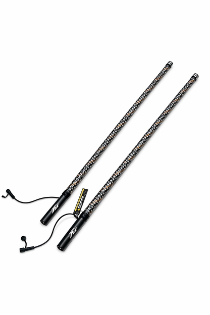 Pro Series LED Light Whips | Bluetooth & Remote | No Questions Asked Lifetime Warranty | 2ft Fatty, 3ft & 4ft | Pair